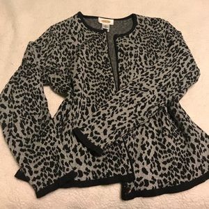 Talbots Leopard Print sweater